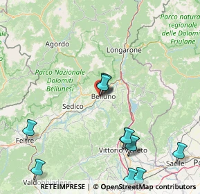 Mappa Via Maraga, 32100 Belluno BL, Italia (18.93)
