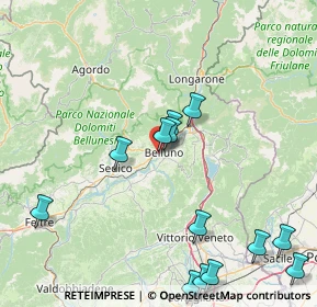 Mappa Via Maraga, 32100 Belluno BL, Italia (20.11143)