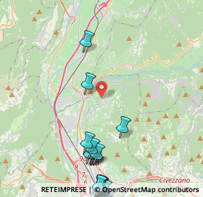 Mappa Via delle Case Nove, 38121 Trento TN, Italia (6.151)