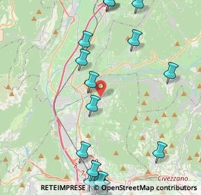 Mappa Via delle Case Nove, 38121 Trento TN, Italia (5.8815)