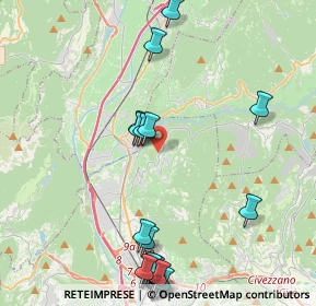 Mappa Via delle Case Nove, 38121 Trento TN, Italia (5.205)