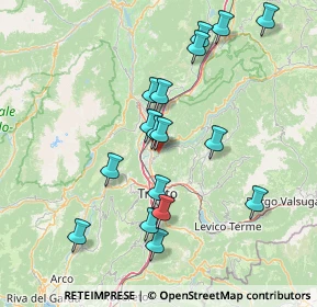 Mappa Via delle Case Nove, 38121 Trento TN, Italia (14.53353)