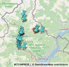 Mappa 28857 Santa Maria maggiore VB, Italia (12.938)