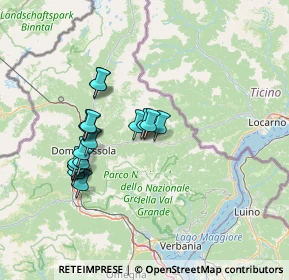 Mappa 28857 Santa Maria maggiore VB, Italia (12.40333)