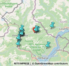 Mappa 28857 Santa Maria maggiore VB, Italia (12.2755)