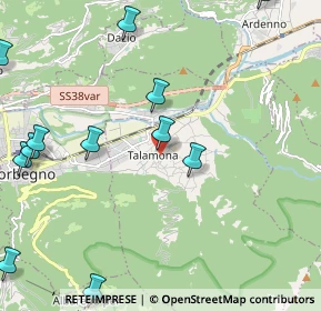 Mappa Viale Combattenti e Reduci, 23018 Talamona SO, Italia (2.8175)