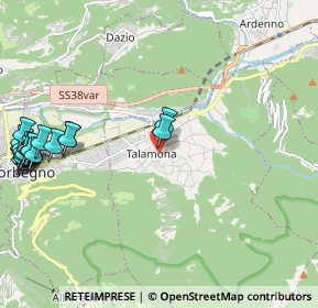 Mappa Viale Combattenti e Reduci, 23018 Talamona SO, Italia (2.883)