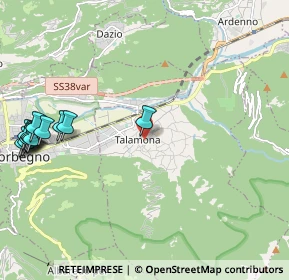 Mappa Viale Combattenti e Reduci, 23018 Talamona SO, Italia (2.74167)