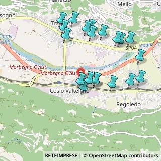 Mappa Via dei Molini, 23010 Cosio Valtellino SO, Italia (1.039)