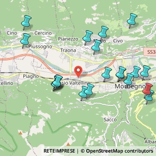 Mappa Via dei Molini, 23010 Cosio Valtellino SO, Italia (2.3985)