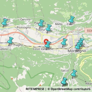 Mappa Via dei Molini, 23010 Cosio Valtellino SO, Italia (2.90786)