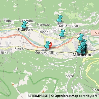 Mappa Via dei Molini, 23010 Cosio Valtellino SO, Italia (2.509)