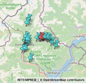 Mappa Via Luigi Cadorna, 28857 Santa Maria Maggiore VB, Italia (9.752)