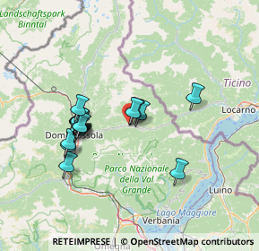 Mappa Via Luigi Cadorna, 28857 Santa Maria Maggiore VB, Italia (12.3905)