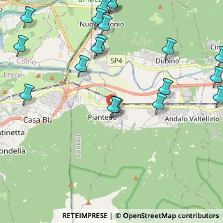 Mappa Via Roma, 23010 Piantedo SO, Italia (2.86105)