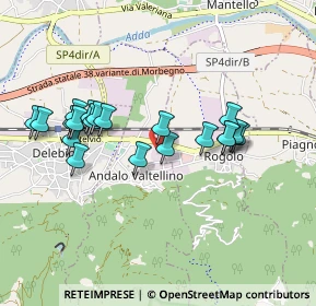 Mappa Via delle Industrie, 23014 Andalo Valtellino SO, Italia (0.855)