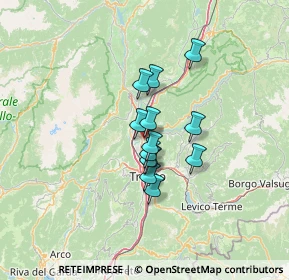Mappa Via del Maso Bianco, 38121 Meano TN, Italia (8.48692)