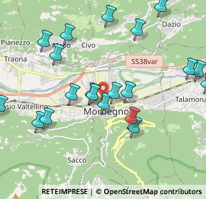 Mappa Piazza Bossi Marco Enrico, 23017 Morbegno SO, Italia (2.1755)