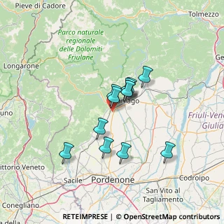 Mappa Zona industriale, 33086 Montereale Valcellina PN, Italia (9.91167)