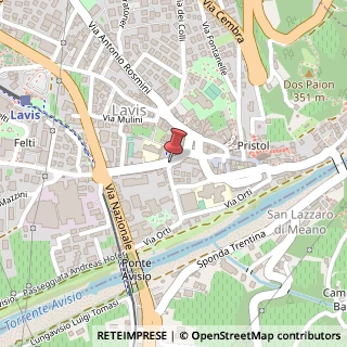 Mappa Via Garibaldi Giuseppe, 2, 38015 Lavis, Trento (Trentino-Alto Adige)