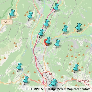 Mappa Via Garibaldi, 38015 Lavis TN, Italia (6.176)