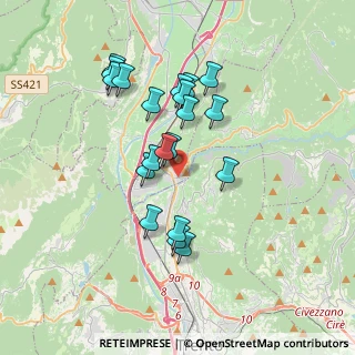 Mappa Via Garibaldi, 38015 Lavis TN, Italia (3.2095)