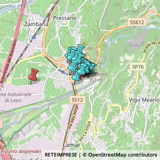 Mappa Via S. Udalrico, 38015 Lavis TN, Italia (0.3045)