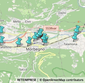 Mappa Via Arcolasco, 23017 Morbegno SO, Italia (1.87077)