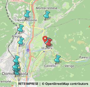 Mappa Via Provinciale, 28855 Masera VB, Italia (2.38818)