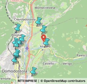 Mappa Via Provinciale, 28855 Masera VB, Italia (2.25667)