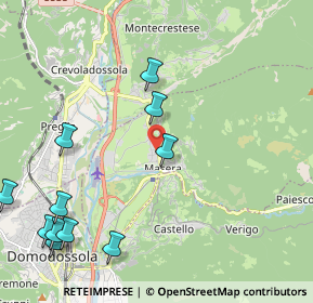 Mappa Via Provinciale, 28855 Masera VB, Italia (2.67182)