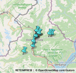 Mappa Via Provinciale, 28855 Masera VB, Italia (6.09667)