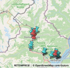 Mappa Via Provinciale, 28855 Masera VB, Italia (17.804)