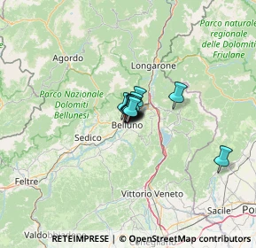 Mappa Ponte dell'Anta, 32100 Belluno BL, Italia (3.99727)
