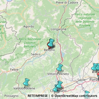 Mappa Ponte dell'Anta, 32100 Belluno BL, Italia (28.76647)
