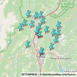 Mappa Via Carlo Sette, 38015 Lavis TN, Italia (6.64789)