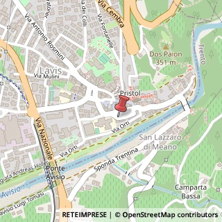Mappa Via Sette Carlo, 13, 38015 Lavis TN, Italia, 38015 Lavis, Trento (Trentino-Alto Adige)