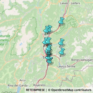 Mappa Via Carlo Sette, 38015 Lavis TN, Italia (8.55538)
