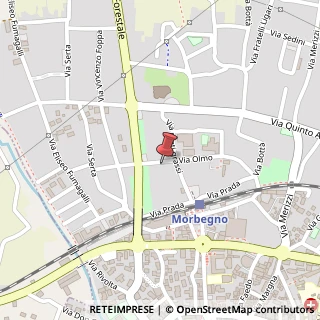 Mappa Via Matteo Olmo, 12, 23017 Morbegno, Sondrio (Lombardia)