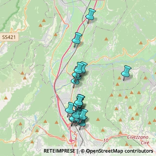 Mappa Via IV Novembre, 38015 Lavis TN, Italia (3.6245)