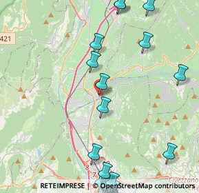 Mappa Via IV Novembre, 38015 Lavis TN, Italia (5.9835)