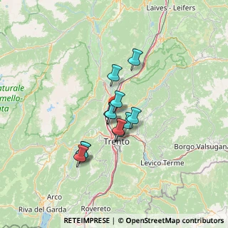 Mappa Via IV Novembre, 38015 Lavis TN, Italia (9.6525)