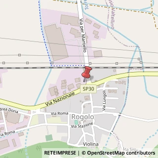 Mappa Via Stazione, 29/b, 23010 Rogolo, Sondrio (Lombardia)