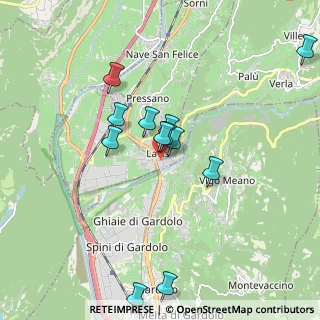 Mappa Via Alcide de Gasperi, 38015 Lavis TN, Italia (1.71583)