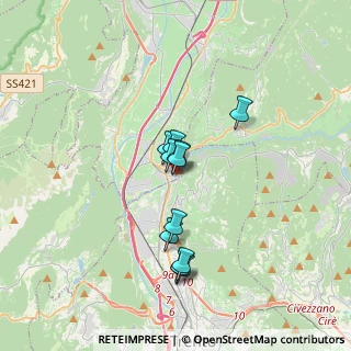 Mappa Via Cesare Battisti, 38015 Lavis TN, Italia (2.58727)