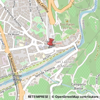 Mappa Via Carlo Sette, 6, 38015 Lavis, Trento (Trentino-Alto Adige)