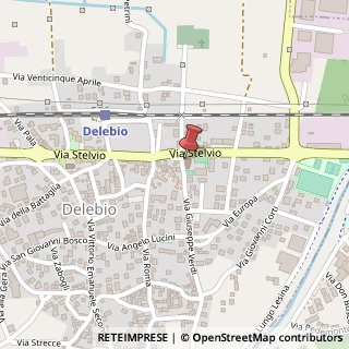 Mappa Via Stelvio, 78, 23014 Delebio, Sondrio (Lombardia)