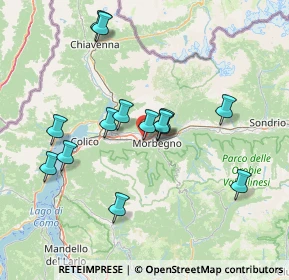 Mappa Via dei Molini, 23013 Cosio Valtellino SO, Italia (13.49929)