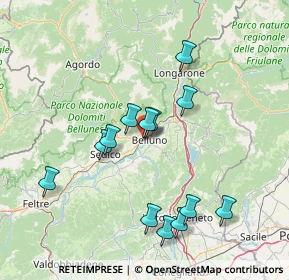 Mappa Via Feltre, 32100 Belluno BL, Italia (14.19231)