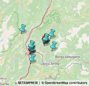 Mappa SP83, 38042 Baselga di Piné TN, Italia (8.37067)